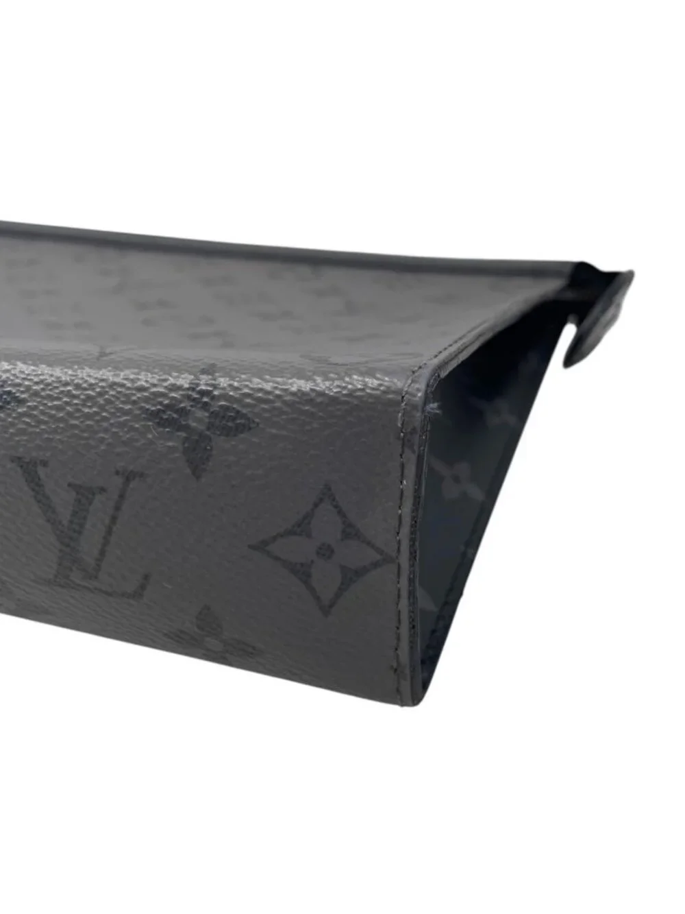 Louis Vuitton Clutch Pochette Voyage Monogram Eclipse Reverse Gray